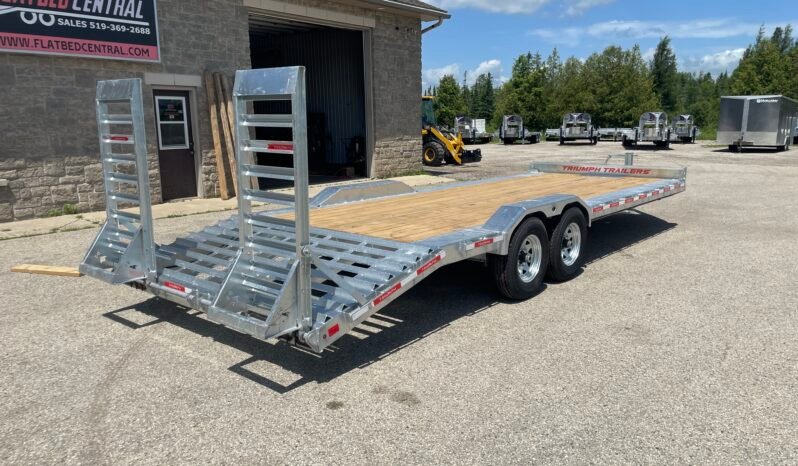 
								2027 Triumph Trailers 20 4ft Beavertail Car/Equipment Trailer 14,000lbs full									