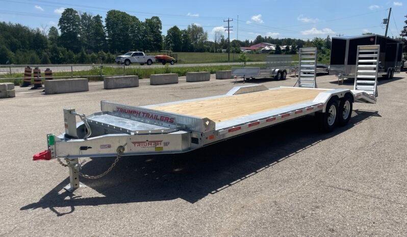 
								2027 Triumph Trailers 20 4ft Beavertail Car/Equipment Trailer 14,000lbs full									