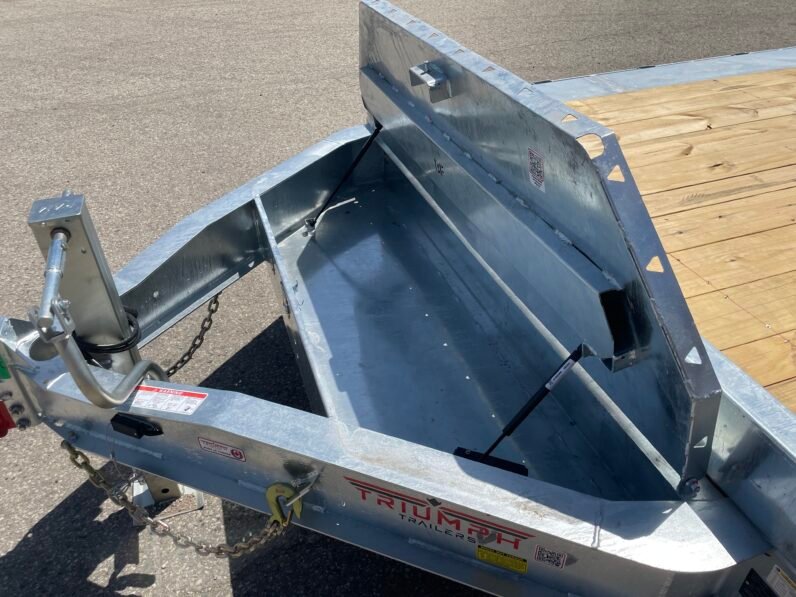 
								2027 Triumph Trailers 20 4ft Beavertail Car/Equipment Trailer 14,000lbs full									