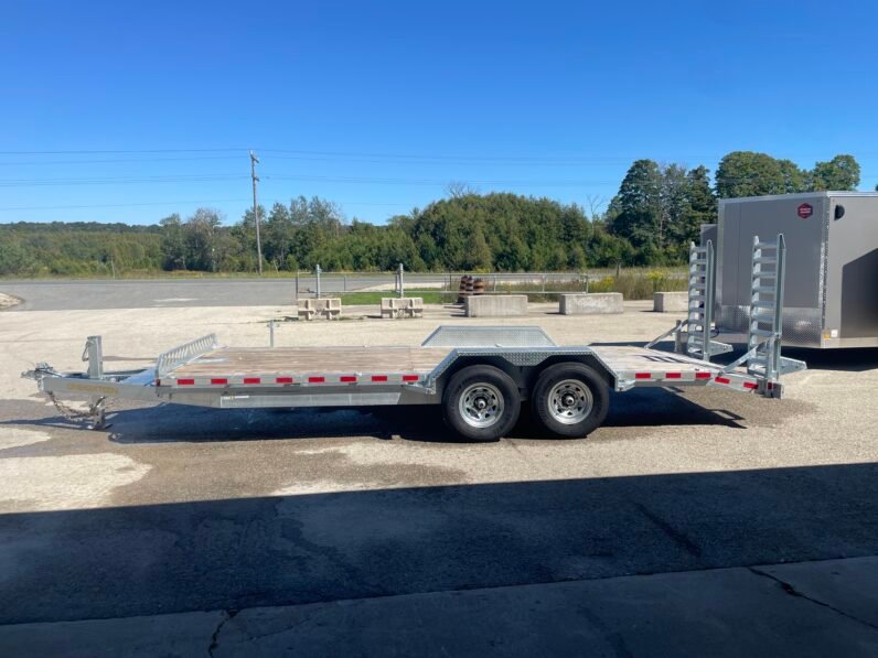 
								2027 One-Sixteen 82”x18+2ft Beavertail Car/Equipment Trailer 14,000lbs full									