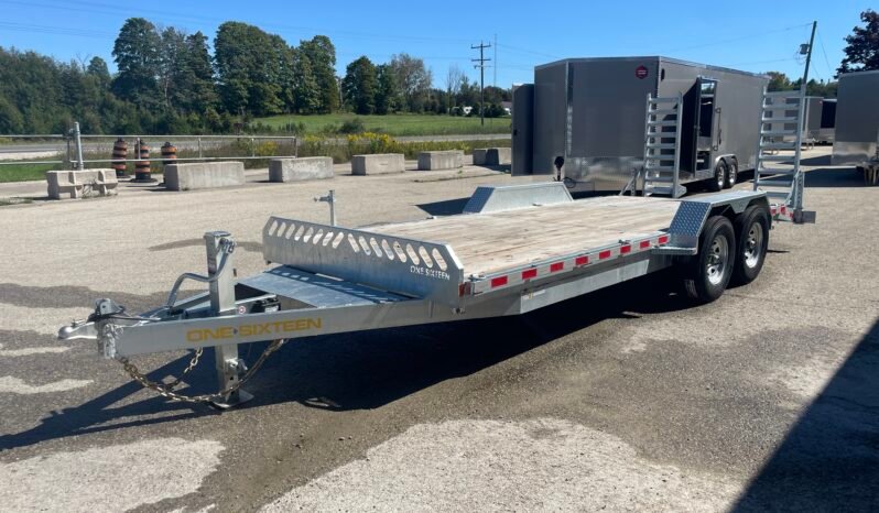 
								2027 One-Sixteen 82”x18+2ft Beavertail Car/Equipment Trailer 14,000lbs full									