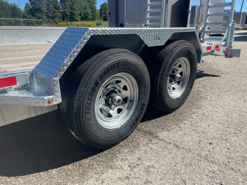
								2027 One-Sixteen 82”x18+2ft Beavertail Car/Equipment Trailer 14,000lbs full									