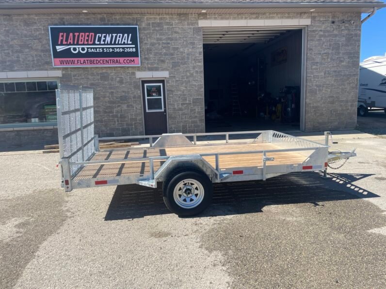 
								2027 One-Sixteen 80″x14ft Open Rail Utility Trailer 2,990lbs full									