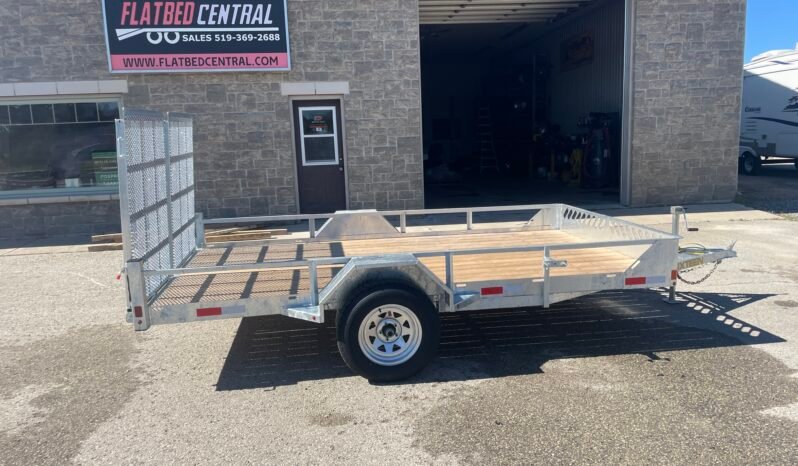 
								2027 One-Sixteen 80″x14ft Open Rail Utility Trailer 2,990lbs full									