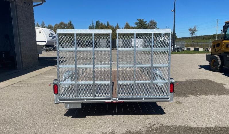 
								2027 One-Sixteen 80″x14ft Open Rail Utility Trailer 2,990lbs full									