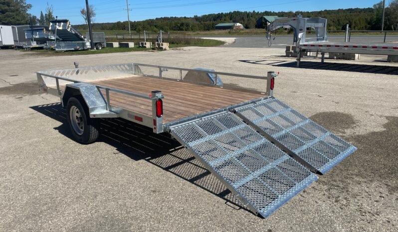 
								2027 One-Sixteen 80″x14ft Open Rail Utility Trailer 2,990lbs full									