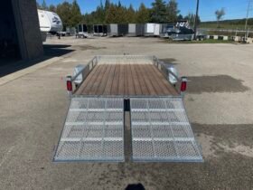 2027 One-Sixteen 80″x12ft Open Rail Utility Trailer 2,990lbs