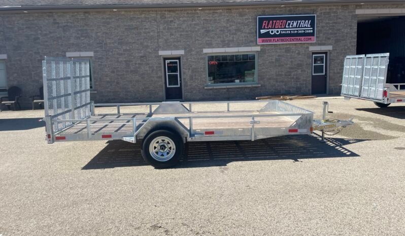 
								2027 One-Sixteen 80″x12ft Open Rail Utility Trailer 2,990lbs full									