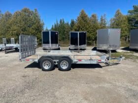 2027 One-Sixteen 80″x14ft Open Rail Utility Trailer 7,000lbs