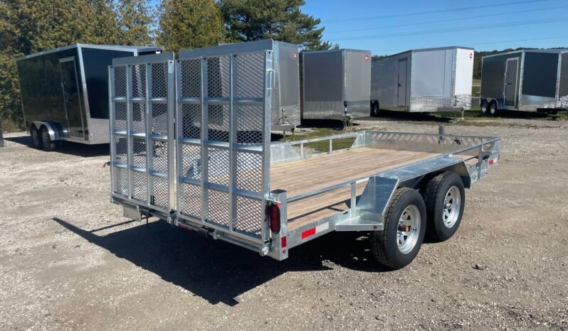 
								2027 One-Sixteen 80″x14ft Open Rail Utility Trailer 7,000lbs full									
