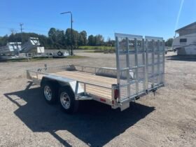 2027 One-Sixteen 80″x14ft Open Rail Utility Trailer 7,000lbs