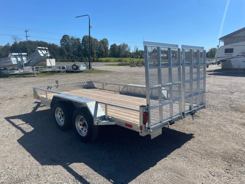
								2027 One-Sixteen 80″x14ft Open Rail Utility Trailer 7,000lbs full									