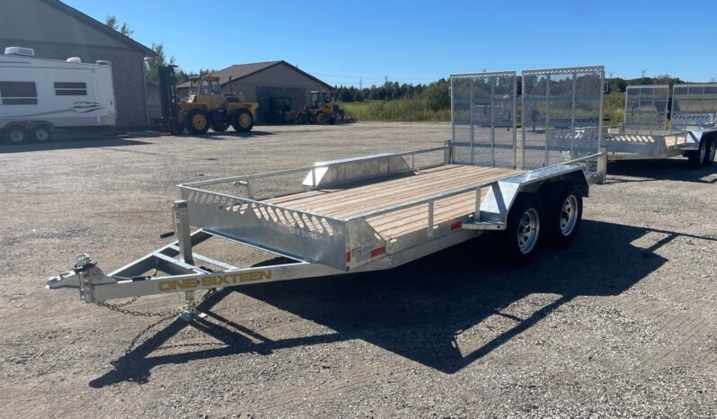 
								2027 One-Sixteen 80″x14ft Open Rail Utility Trailer 7,000lbs full									