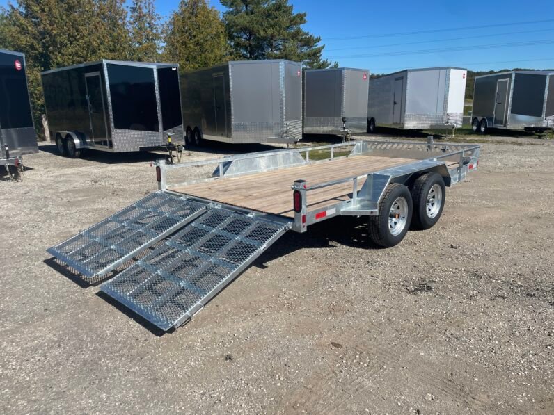
								2027 One-Sixteen 80″x14ft Open Rail Utility Trailer 7,000lbs full									