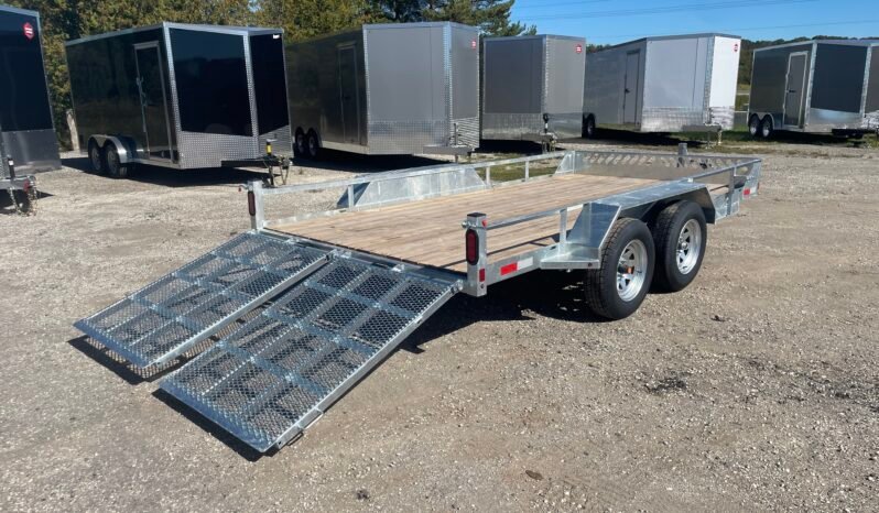 
								2027 One-Sixteen 80″x14ft Open Rail Utility Trailer 7,000lbs full									