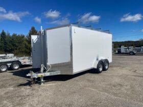 2027 Newport 7x16ft Galvanized Enclosed Trailer 9,990lbs