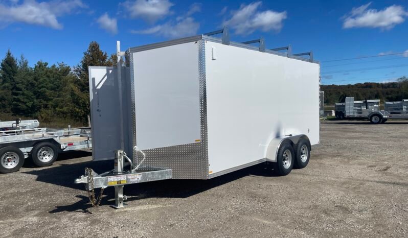 
								2027 Newport 7x16ft Galvanized Enclosed Trailer 9,990lbs full									