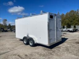 2027 Newport 7x16ft Galvanized Enclosed Trailer 9,990lbs