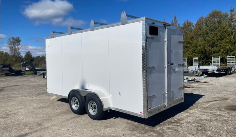 
								2027 Newport 7x16ft Galvanized Enclosed Trailer 9,990lbs full									