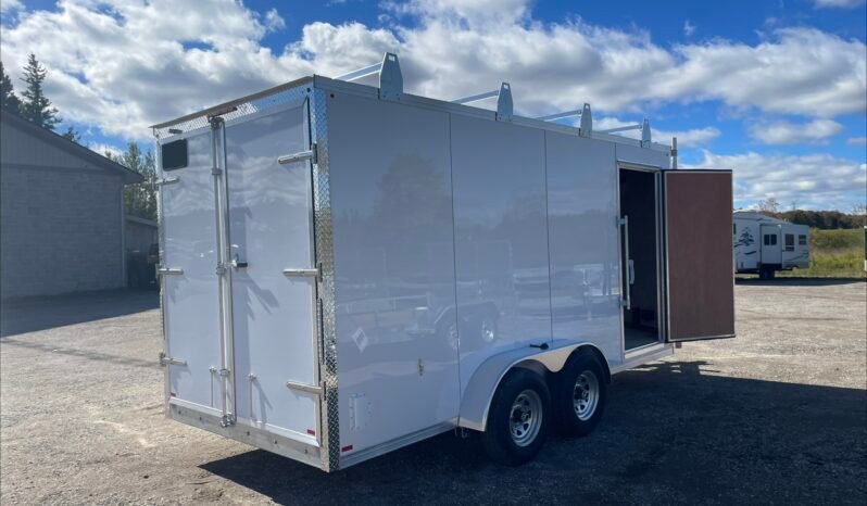 
								2027 Newport 7x16ft Galvanized Enclosed Trailer 9,990lbs full									