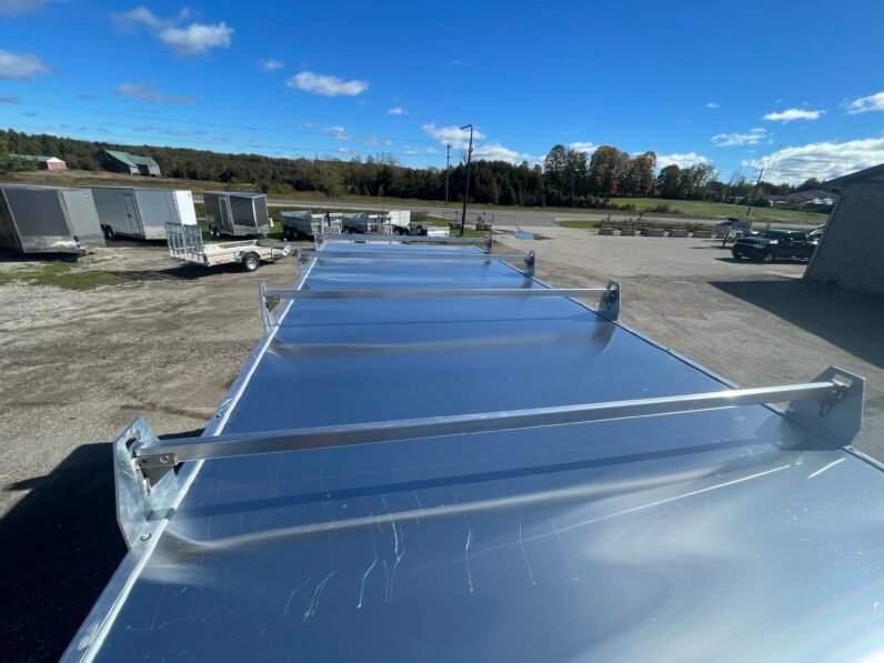 
								2027 Newport 7x16ft Galvanized Enclosed Trailer 9,990lbs full									