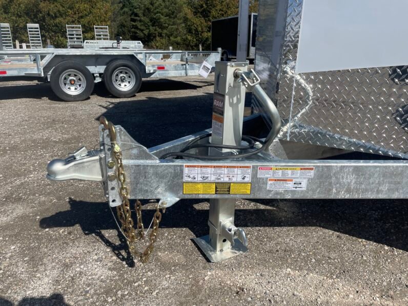 
								2027 Newport 7x16ft Galvanized Enclosed Trailer 9,990lbs full									
