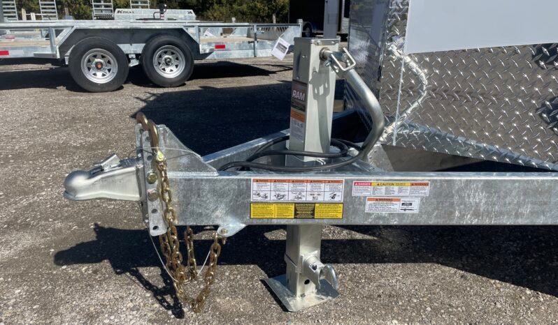 
								2027 Newport 7x16ft Galvanized Enclosed Trailer 9,990lbs full									