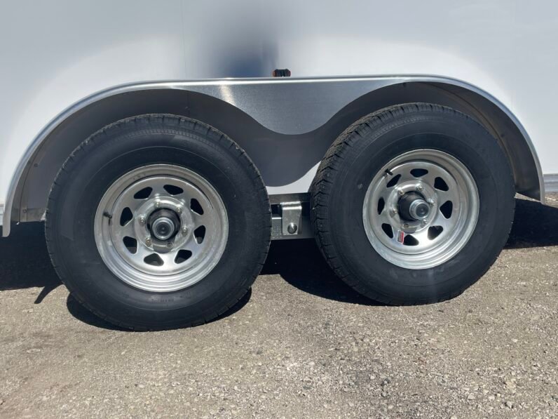 
								2027 Newport 7x16ft Galvanized Enclosed Trailer 9,990lbs full									